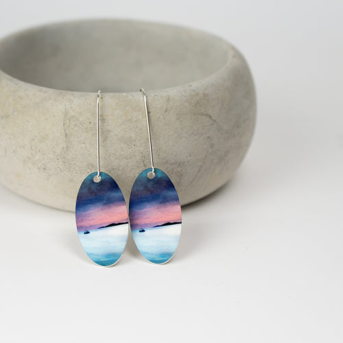 Aluminium and Sterling Silver Earrings