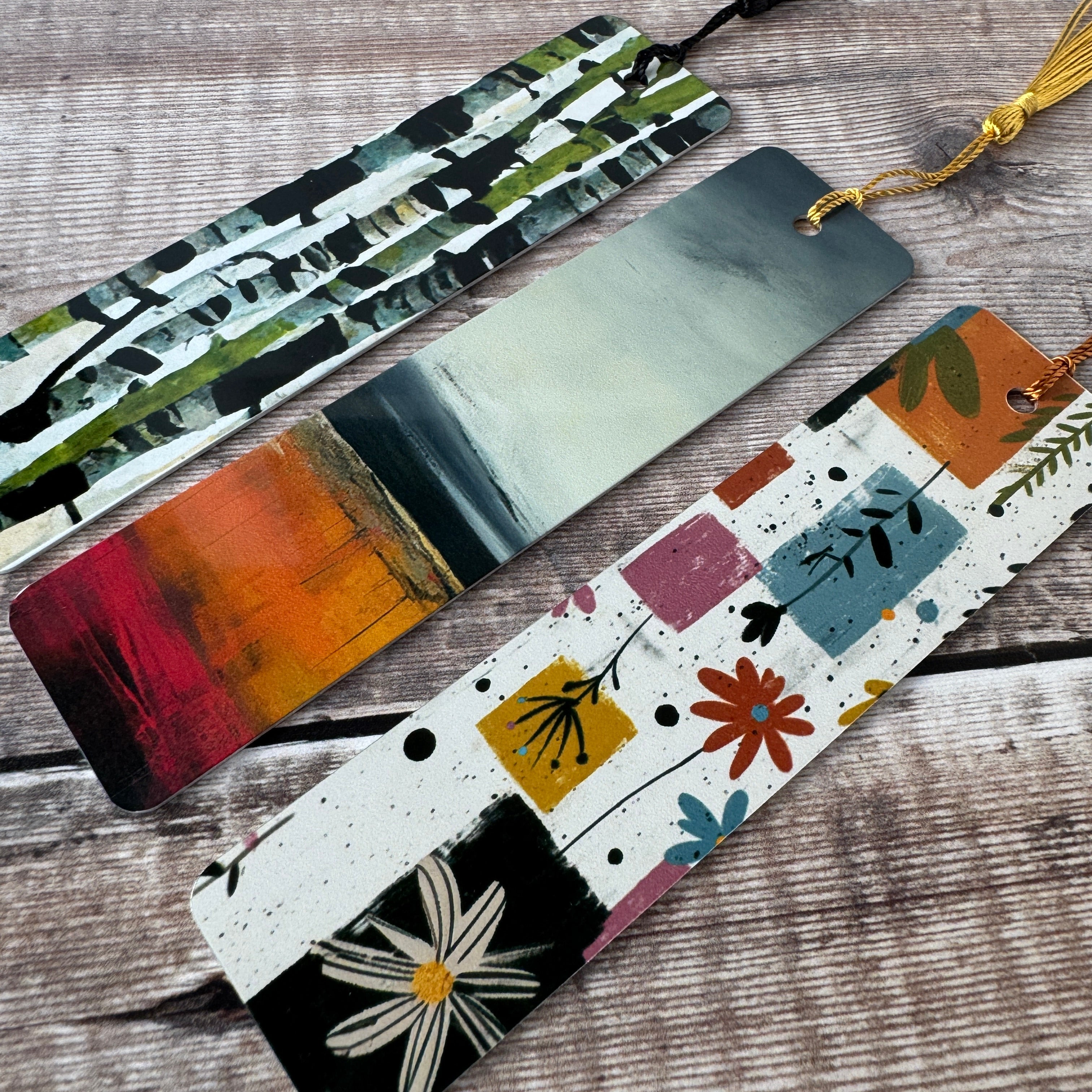 Metal Bookmark with Tassel