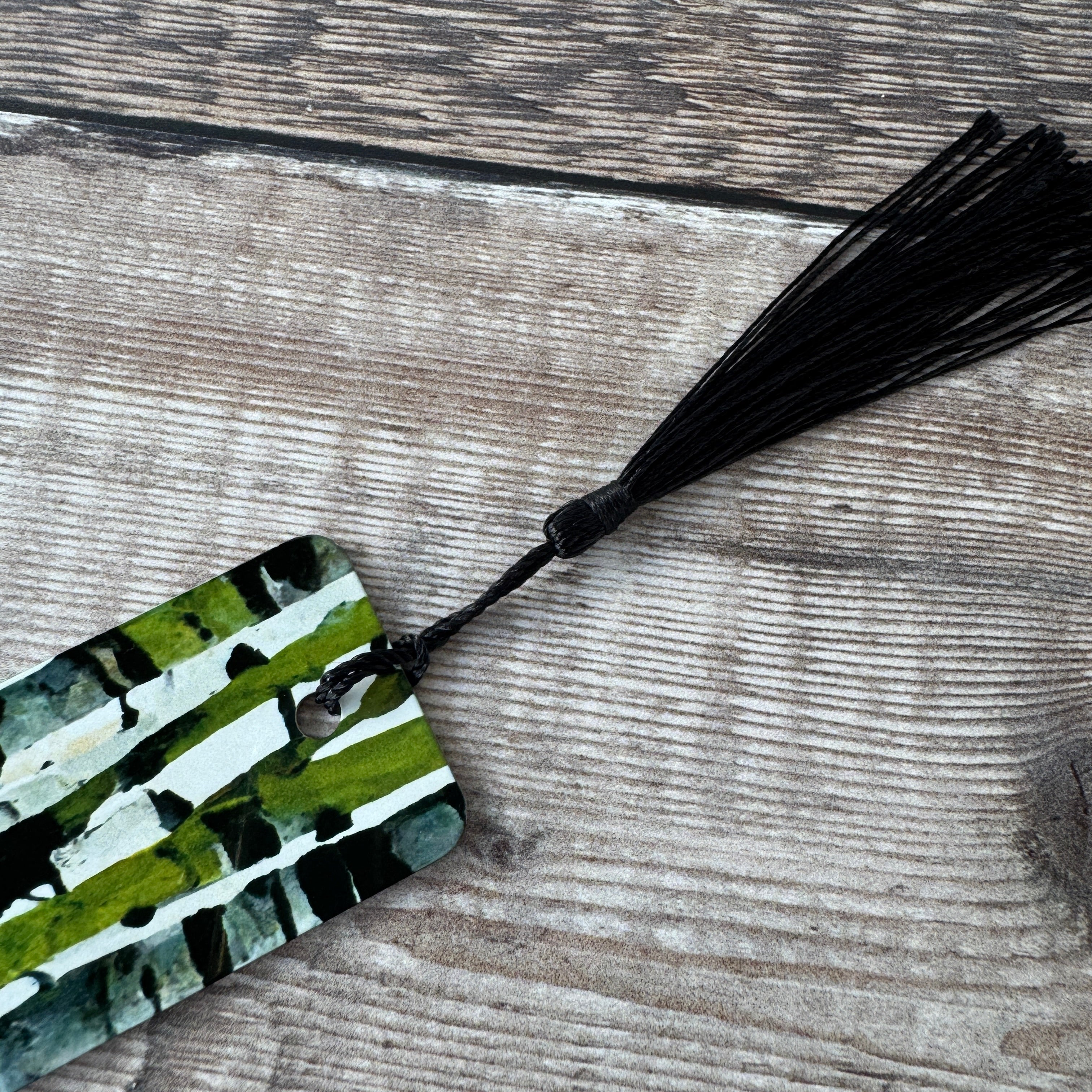 Metal Bookmark with Tassel